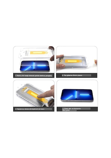 Apple iPhone 15 Uyumlu Plus Magic Glass Box Aparatlı Ekran Koruyucu
