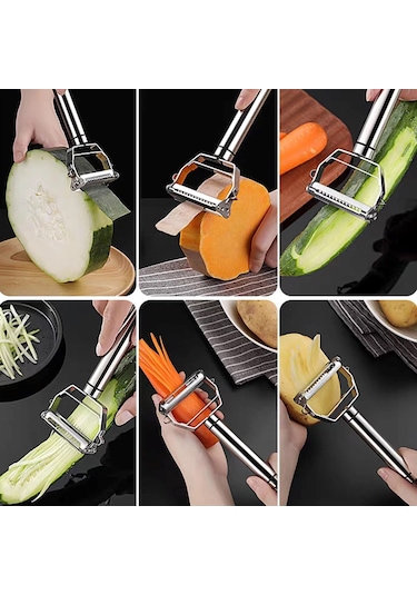 Çok Amaçlı Jülyen Soyucu Meyve Sebze Soyacak Salatalık Kabak Havu