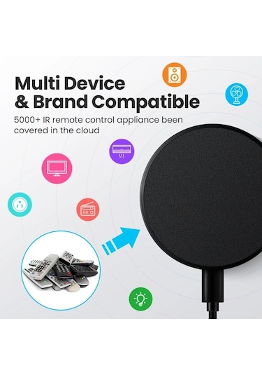 TUYA DESTEKLİ AKILLI WİFİ IR KUMANDA BÜTÜN IR CİHAZLARI KONTROL E