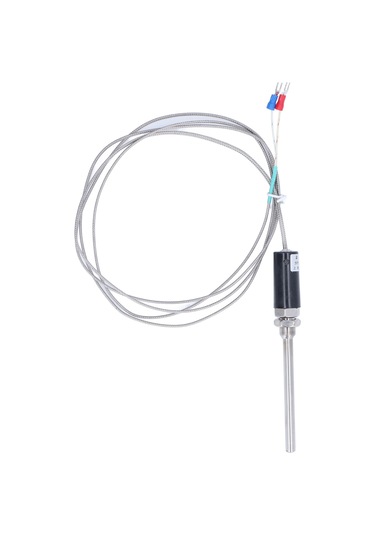 Tenfowee K Tipi Termokopül Sensörü, 100mm Düz Saplı, Nikel-krom Gövde, 0-800 C Sıcaklık Ölçümü, Pıd Kontrolcü Uyumlu, Endüstriyel Kullanım