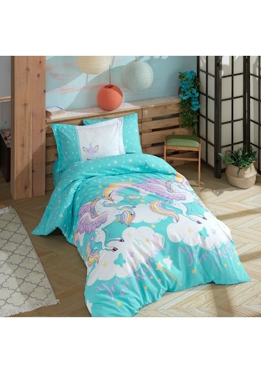 Magical Aqua - Poplin Studio Nevresim Takımı