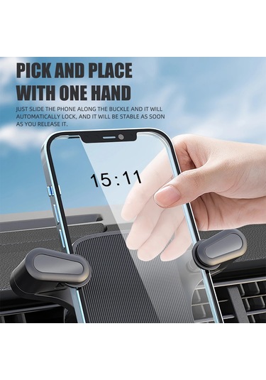 Yeni Yerçekimi Araba Telefon Tutucu Hava Firar Navigasyon Standı 1 Adet