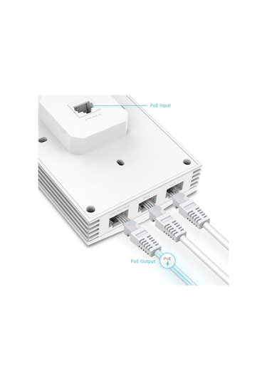 Tp-Lınk Eap655-Wall Ax3000 2400 Mbps Dualband Wıfı6 Duvar Tipi