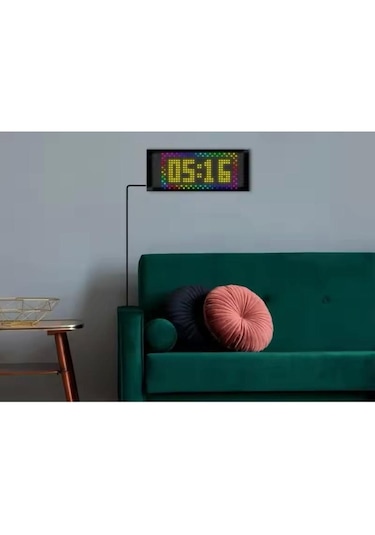 Led Ekran Matrix Panel Cama Yapışan Büyük Boy 16x32