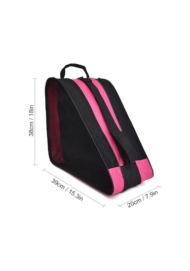 Moveevo Çocuk Paten Çantası - Geniş Bölmeli, Kırmızı, 39x20x38cm, Oxford Kumaş Kırmızı