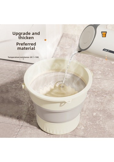 Fosenze 20l Kapasiteli Katlanabilir Plastik Kova - Isı Dayanıklı, Kalın Malzeme, Ev Ve Dış Mekan Kullanıma Uygun Gri Büyük Boy Diğer