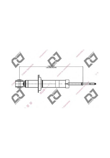 AMORTISOR ARKA TAKIM OUTLANDER 2.0 4G63 - 4G69 02-06 DS1154GT  DJ