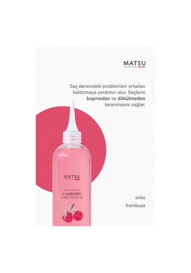 Matsu Frambuazlı Sirke & Saç Toniği 400 ML