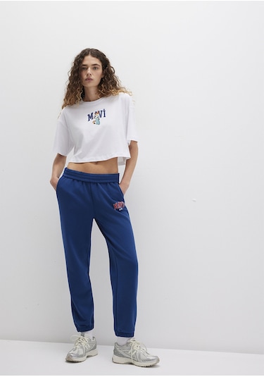 Mavi - Mavi Logo Baskılı Lacivert Eşofman Altı 1010757-82625 Lacivert