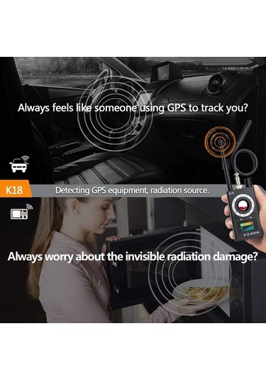 Sones Zs-k18 Gps Takip Gsm Dinleme Cihazı Bulucu Kablosuz Kamera Dedektörü
