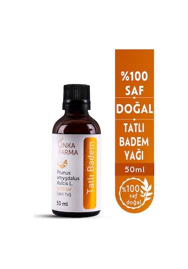 Onka Farma Tatlı Badem Yağı 50 ML