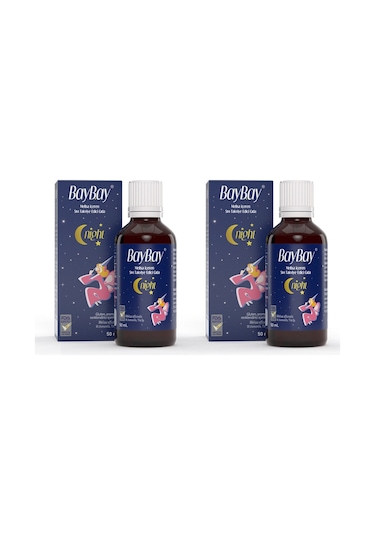 Baybay Night Damla 50 Ml 2 Adet Baybay Night Damla 50 Ml 2