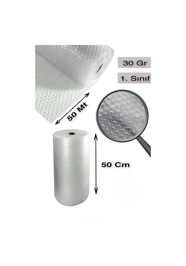 Balonlu Naylon Poşet Patpat Havalı Naylon Pat Pat 100 CM x 50 M