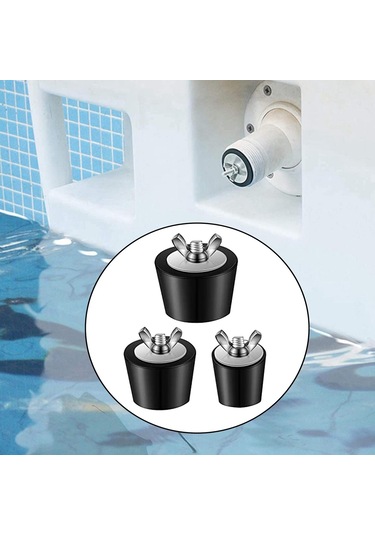 Homyl 3x 25mm/38mm/51mm Havuz Kışlama Fişi Uydurma Parçaları