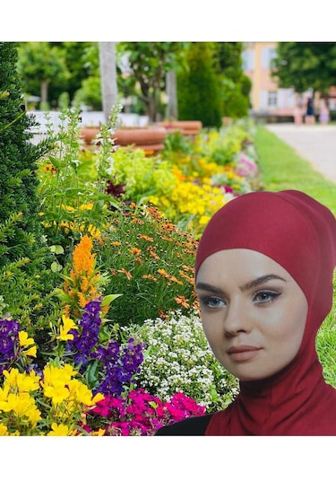 Boyunluklu Bone , Spor Bone , Hijab , Tesettür, Siyah , Geçmeli Hazır Bone Çok Renkli