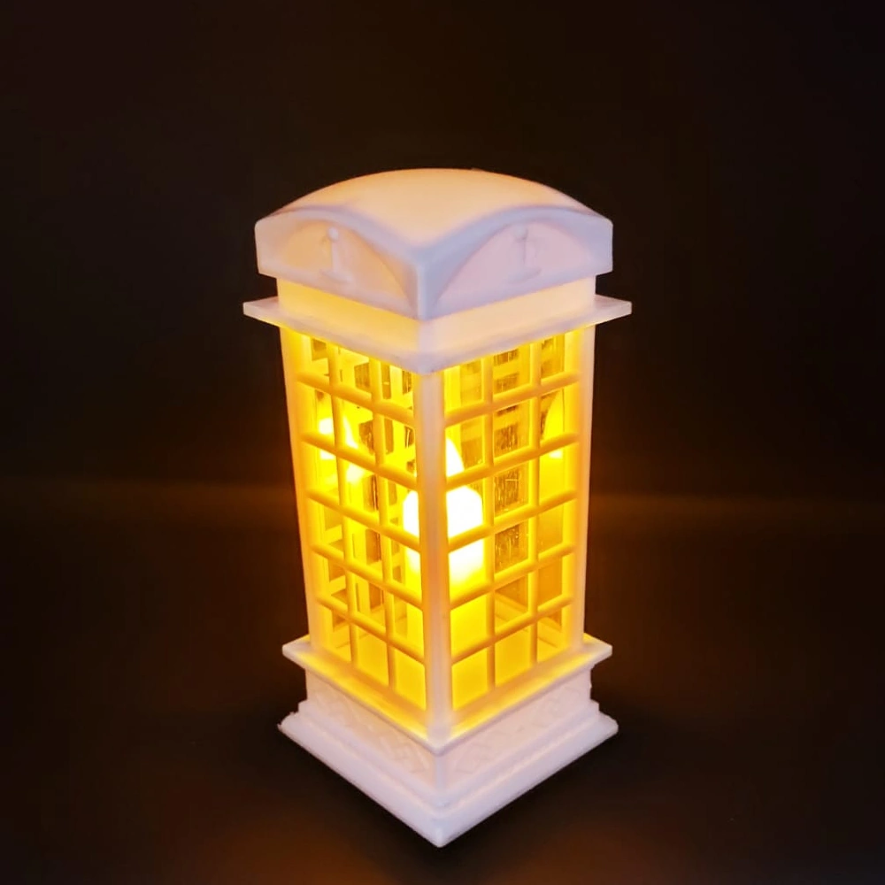 London Gece Lambası Çok Renkli