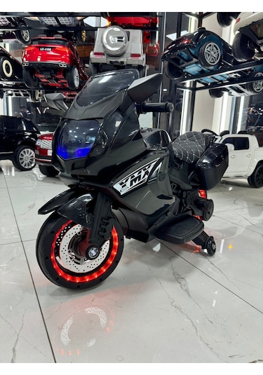 Öykü Bebek Dünyası Akülü Motor 2-8 Yaş Siyah