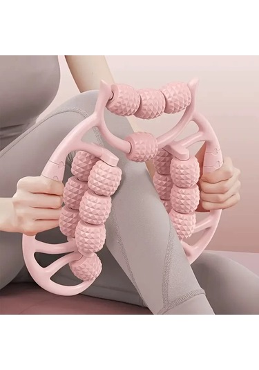 18 Tekerlekli Bacak Masaj Aleti 4741 Açık Mavi