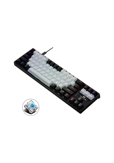 Valkyrie K710 Blue Switch Dark Alien Rgb Kablolu Oyuncu Klavye