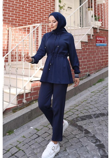Ribana Detaylı Takım Lacivert Lacivert
