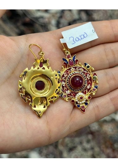 Mine İşlemli Küpe