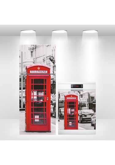 Buzdolabı Ve Bulaşık Makinesi Kapak Sticker Telefon Kulübe