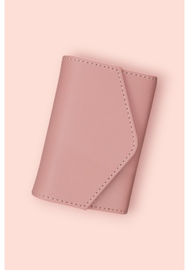 Modica Paris - Vegan Deri Akordiyon Kartlık Cüzdan Şıklık Ve Fonksiyonun Buluştuğu Kusursuz Tasarım Pudra