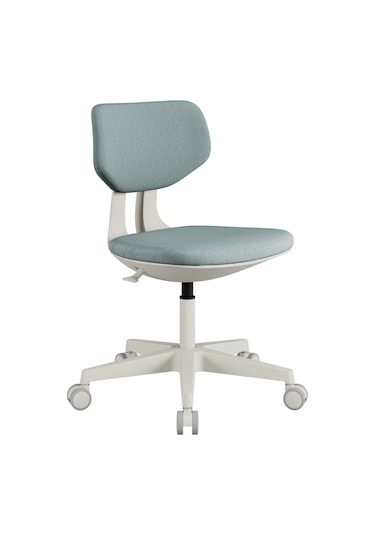 Tesla Concept Çalışma Koltuğu Mavi - Yeşil Kumaş 40x74-86x60 Cm Mavi