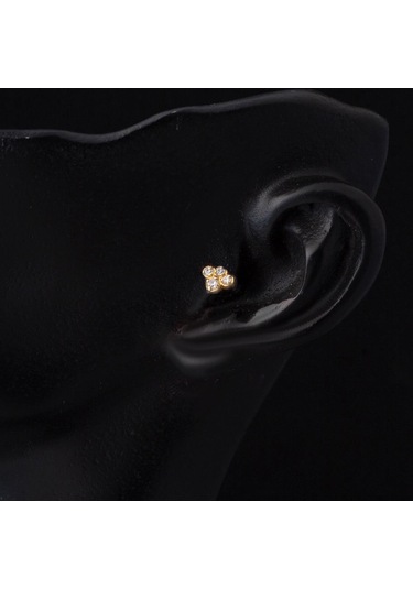 Tektaş 14 Ayar Tragus Altın Küpe Kphss14k22480 Sarı