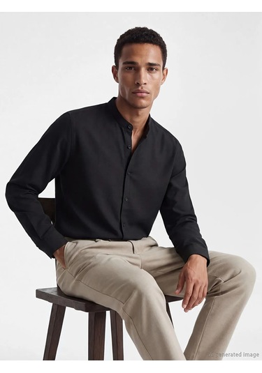 Lc Waikiki Kahverengi Regular Fit Hakim Yaka Erkek Gömlek