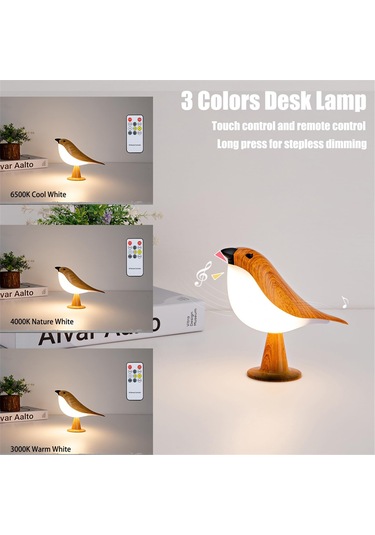 Küçük Kuş Masa Lambası, Şarj Edilebilir Kablosuz Masa Lambası Diğer
