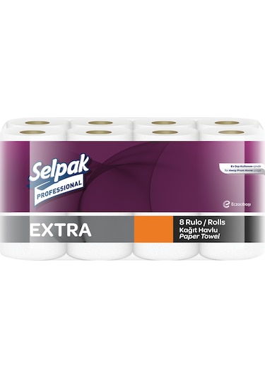 Selpak Professional Extra Rulo Kağıt Havlu 8'li