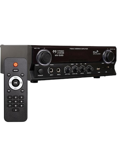 Mv-500 100 Watt Usb-sd-bluetooth 2 Bölgeli Hat Trafolu Anfi