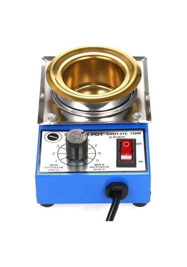 Pazly 150w Mini Lehim Potu - Titanyum Kaplamalı 500g Paslanmaz Çelik, Sıcaklık Ayarlı Kompakt