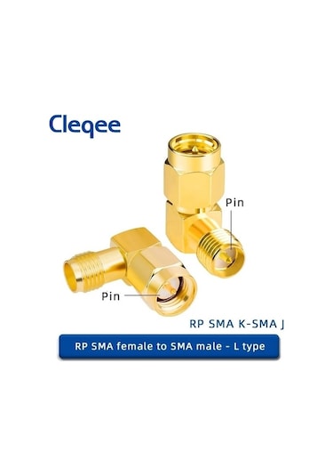 Agoodshop C20088 Tarzı Cleqee Ma Sma Erkek Dişi Altın Kaplama Rp Sma Sma Erkek Rpsma Konektörü Rf Ad