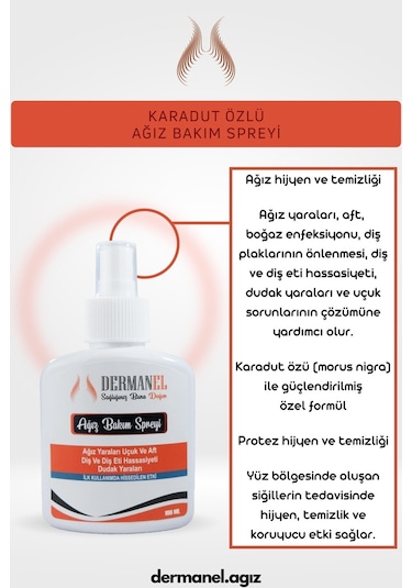 Dermanel Ağız Bakım Spreyi 100 ML