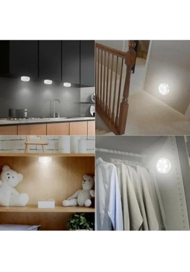 Hareket Sensörlü Taşınabilir Gece Lambası, Şarj Edilebilir Led .