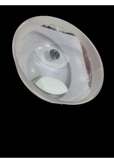 24 Cm Mikrodalga Fırın Kapağı Buhar Ayar Düğmesi Şeffaf