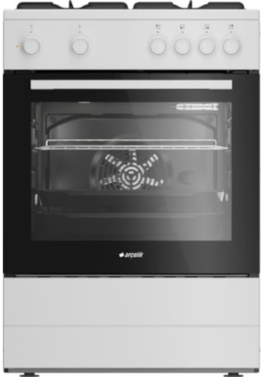 Arçelik F 8440-1 B 66 L Ocaklı Fırın Beyaz