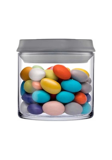 Zest Click Lock Kilitli Vakumlu Gri Kavanoz, 700cc, Çok Renkli