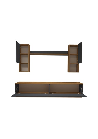 Decoraktiv Eko 5dab Mdf Std Tv Ünitesi Tv Sehpası Pera - Antrasit