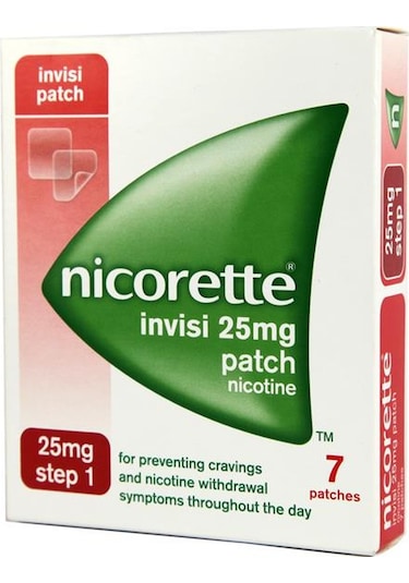 Nicorette Invisi 1.Adım 25 MG Nikotin 7 Bandı