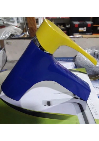 Kerasus Sun Serisi - Mix Lavabo Bataryası 35ø Sarı Mavi