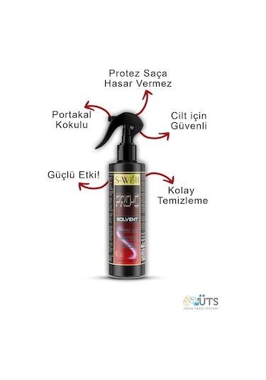 S-Well Pro-C Solvent Protez Saç Bant Sökücü 150 ML