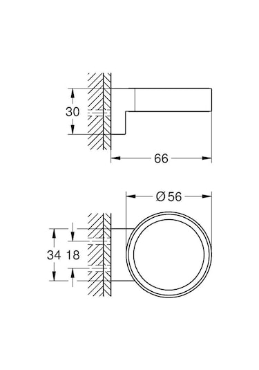 Grohe Selection Sabunluk Tutacağı Mat Siyah - 41217kf0 Siyah