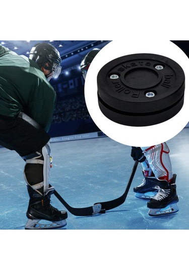 Homyl Roller Hokey Diski Uygulama Hediyesi Oyun Eğitimi Siyah Siyah