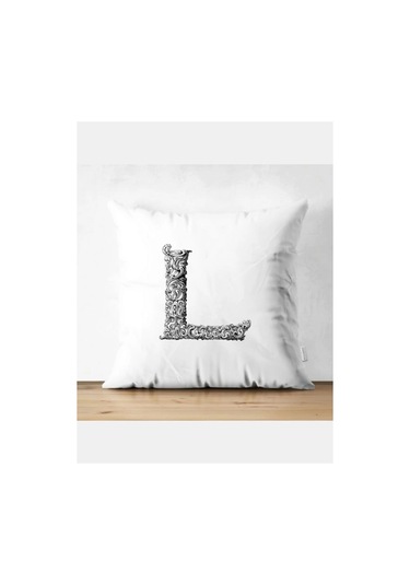 L Harfi Kırlent Kılıfı - L Harfli Yastık Kılıfı Renkli