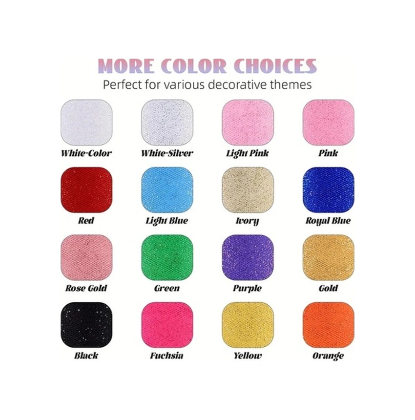 Trendooze Parlak Tül Rulo 6x50 Yard Yeşil Parti Düğün Paketleme