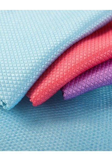 Teltree Mikrofiber Cam Temizleme Havluları - Yüksek Su Absorpsiyonu, Yüzük Desenli, 40x30 Cm, 5 Adet Paket Diğer