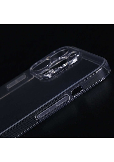Mobilteam Apple Uyumlu iPhone 13 Pro Max İmax Silikon-renksiz Renksiz
